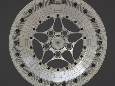 alloy wheel 3D model V3