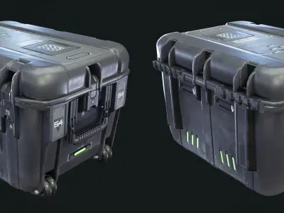 Project 54 - Game Ready prop Low-poly 3D model