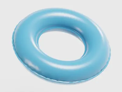 Swimming Tube  Low-poly 3D model