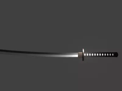 Katana Free low-poly 3D model get