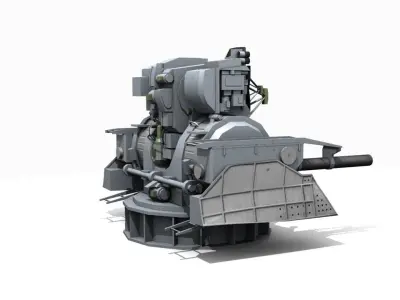 ZRK Kortik Low-poly 3D model