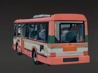 Bus City 3D print model