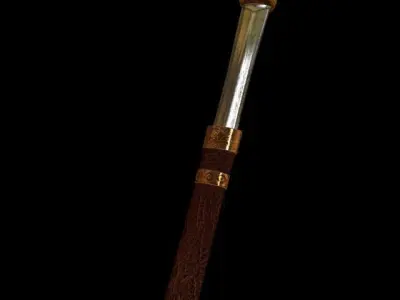 roman sword Low-poly 3D model