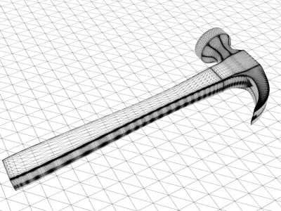 Hammer 3D model 6