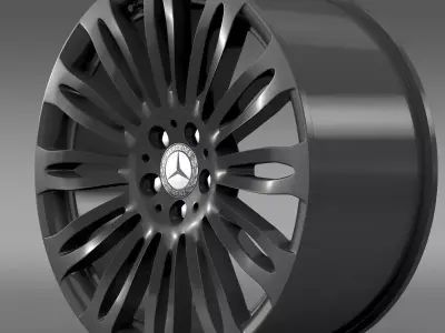 Mercedes Benz S 600 rim 3D model