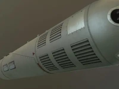 Gun Pod GUV-8700 Low-poly 3D model