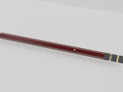 Japanese pencil 3D model