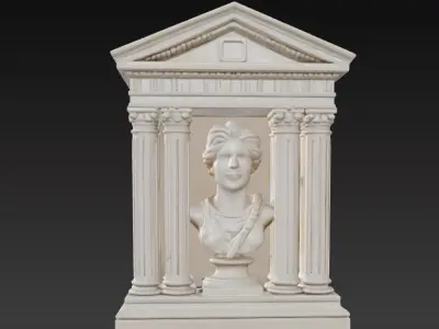 Ancient Greek Wall Relief Decor Series 3 3D print model