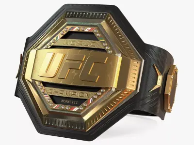 UFC Heritage Championship Belt 3D model