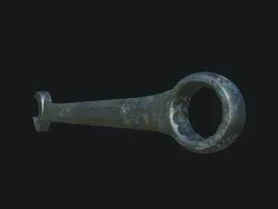 Wrench 3D model 4
