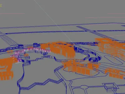 Chinese Style Architecture 3D model 23