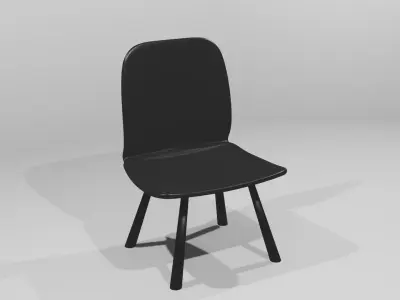 Simple Guest Chair Commercial Free 3D model