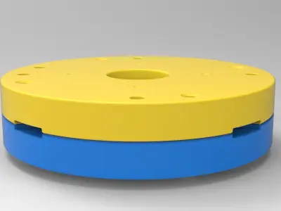 Mold for diecast tire 9 Scale 1 to 10 and 1 to 14 and 1 to 25 3D print model