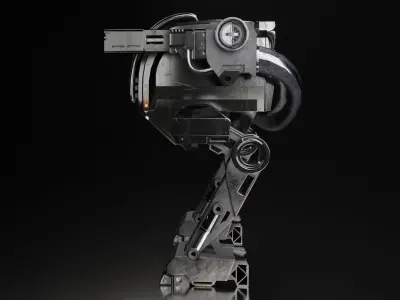 Game Ready Mech X-B32 Low-poly 3D model