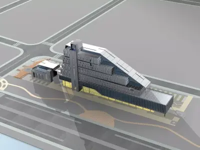 Office Building 3D model 363