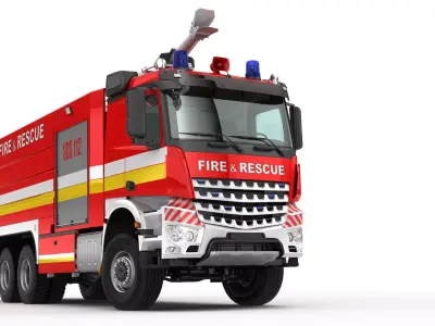 Generic Fire Truck 3D model