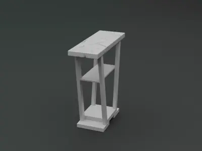 Coffee Table Low-poly 3D model purchase