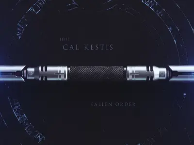 Carl lightsaber 3D model