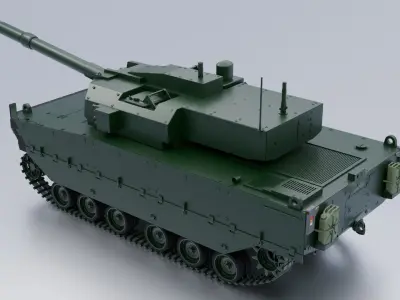 Tank Harimau 3D model