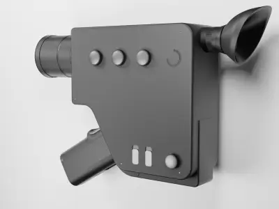 Retro Camera 3D model