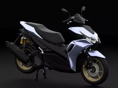 2020 - Yamaha All new Aerox 155 Connected 3D model