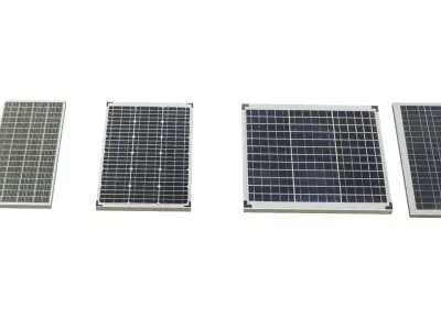 solar panels 3D model