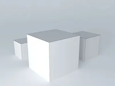 wood boxes snow Free 3D model purchase