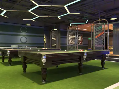 Gym Club  16 3D model