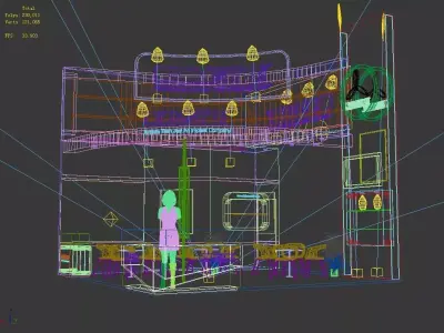 Exhibition - Area - 6X6-3DMAX2009-18 3D model