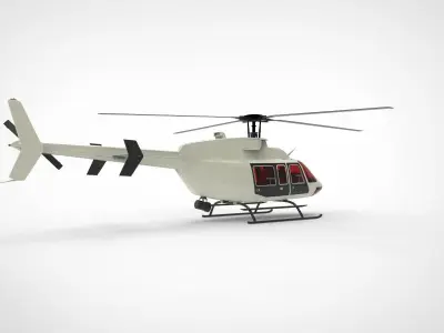 Bell 407 3D model buy