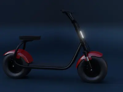 Electrical Scooter 3D model