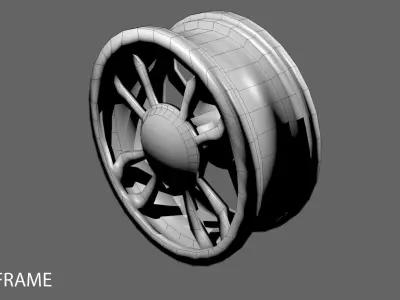 Wheel Rim 5 3D model