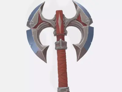 Battle Axe 5 3D model