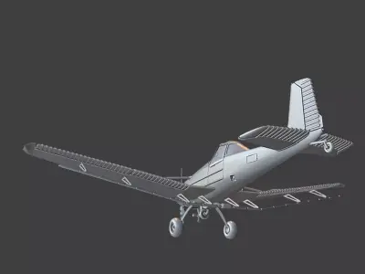 Cessna 188 AG WAGON 3D print model