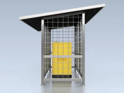Cover Frame Genset Home Installation Portable  3D print model
