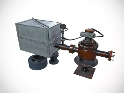 Mini oil pump Setup 3D model