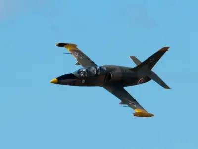 Aero L39 Albatros Jet Game Ready Military Aircraft 3D Model Low-poly 3D model