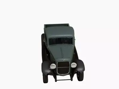 1932 Vintage Pickup Truck Model Early Classic Utility Vehicle 3D model