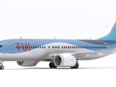 Boeing 737-800 MAX Tui Airlines 3D model