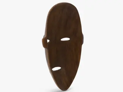  African Nigeria Mask Wood 