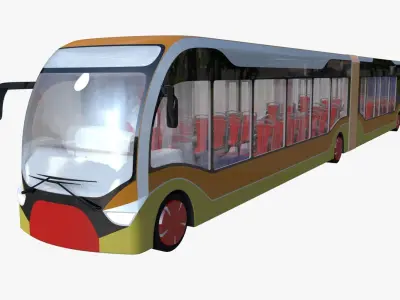 City bus concept 3D model