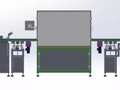 Automatic Multi-Station Piston Polishing Machine 3D model