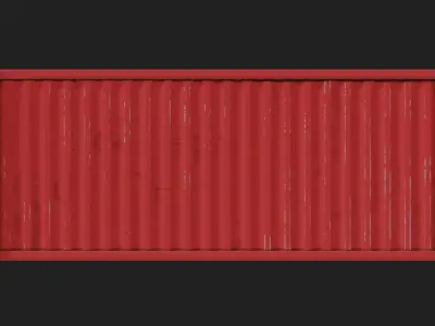 20ft Shipping Container Free low-poly 3D model