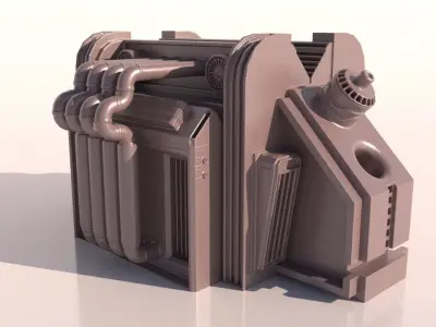 SCI-FI PROPS for 3Dprint 3D print model