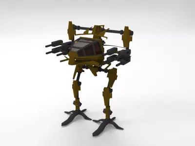 Heavy Combat Bot 3D model