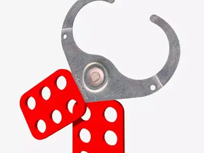 pinza de bloqueo Free 3D model