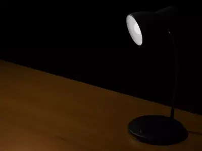 Desk Lamp Low-poly 3D model