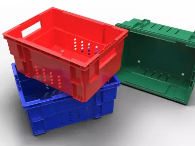 Stack and Nest Container - Storage 3D model