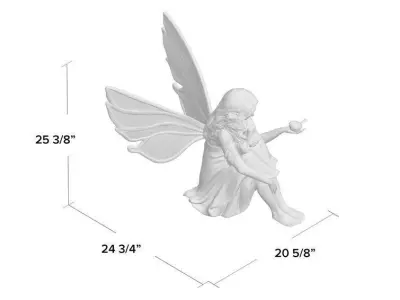 Fedele Garden Statue 3D model purchase