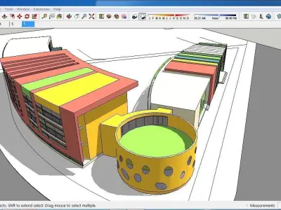 Sketchup Kindergarten A3 3D model